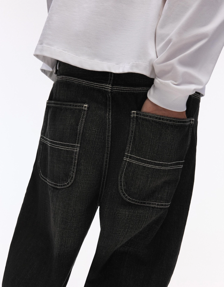 Джинсы в стиле скейтер