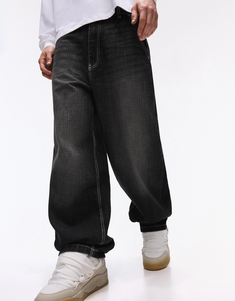 Джинсы в стиле скейтер