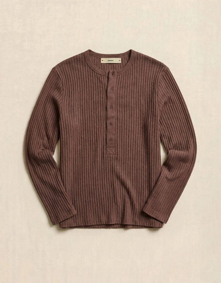 Лонгслив с воротником на пуговицах