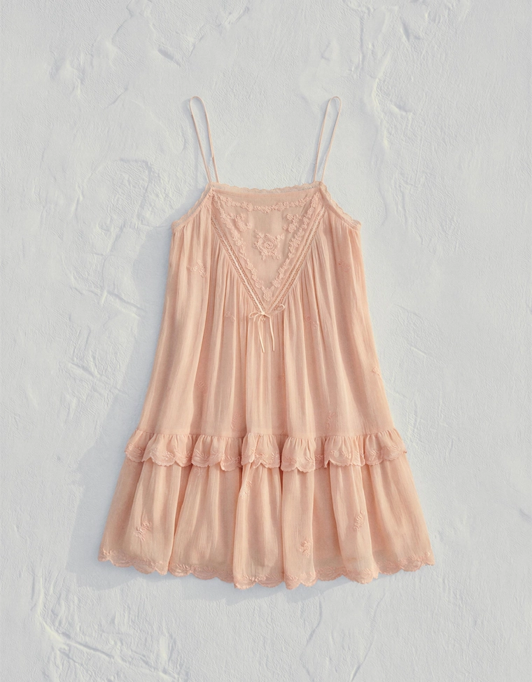 Мини-платье в стиле бохо