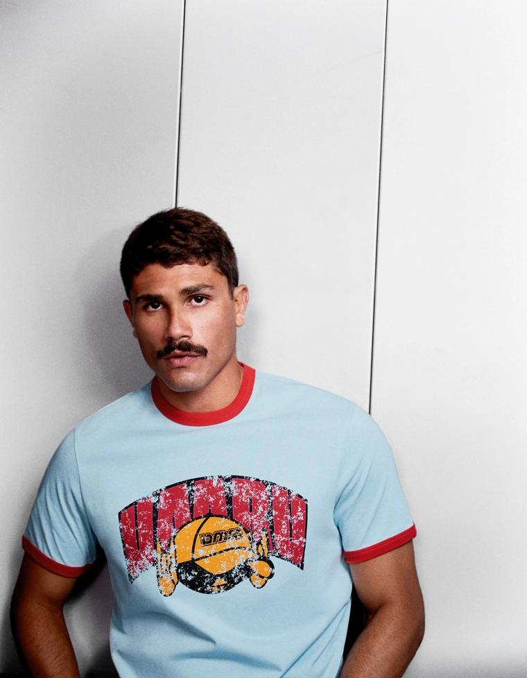 Футболка с короткими рукавами и принтом UMRU