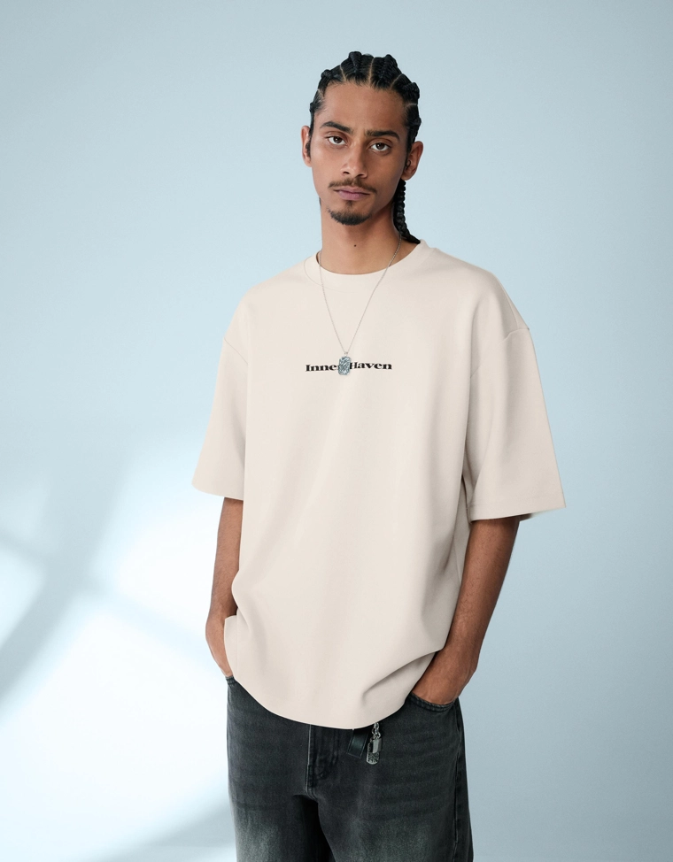 Футболка из мягкой ткани с принтом