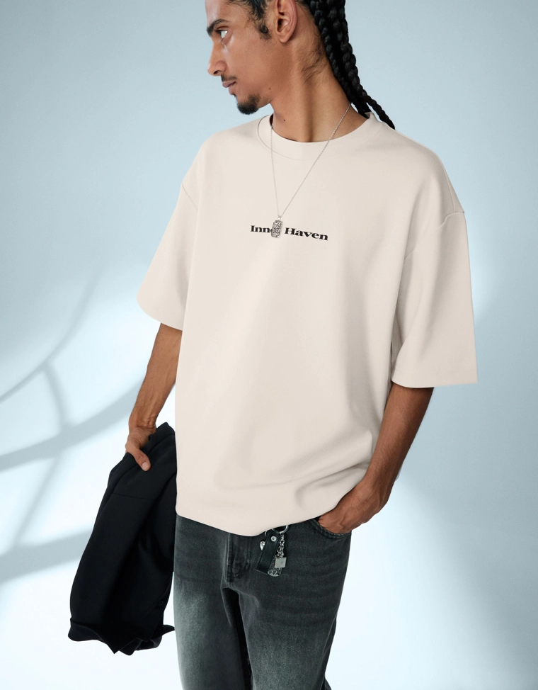 Футболка из мягкой ткани с принтом