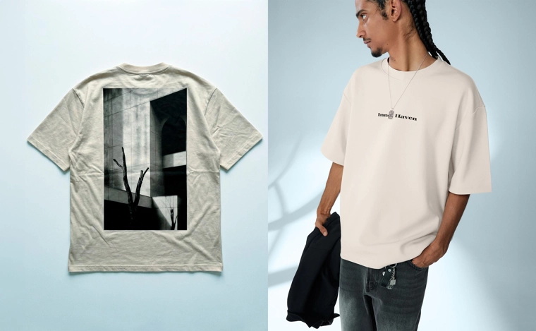 Футболка из мягкой ткани с принтом