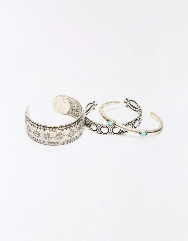 Набор из 3 браслетов в стиле бохо