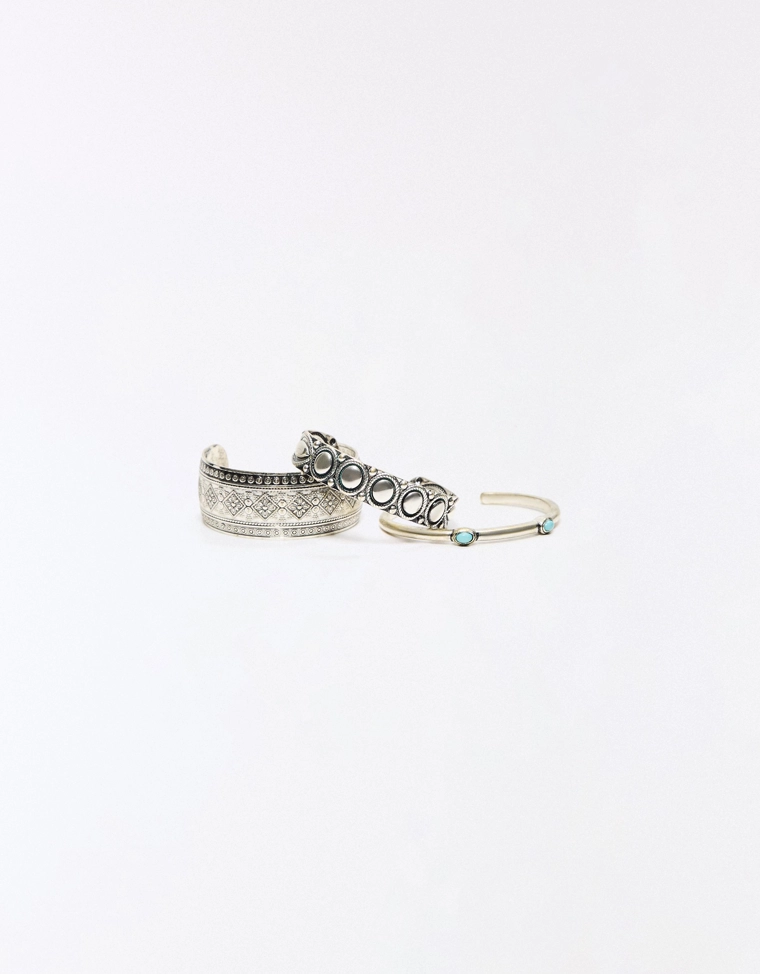 Набор из 3 браслетов в стиле бохо