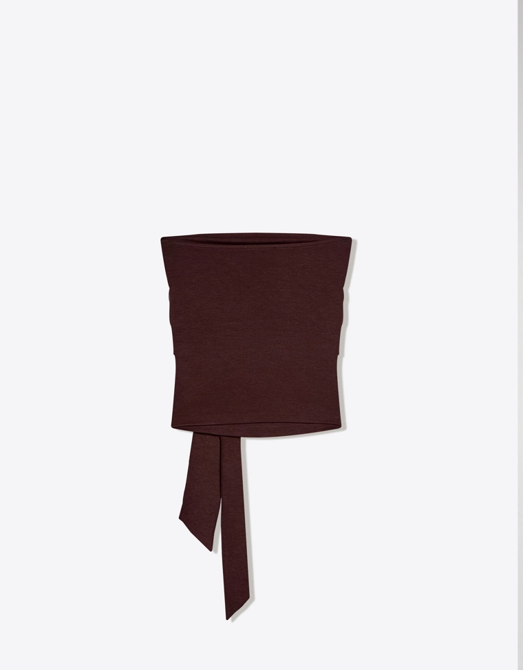 Топ бандо с завязками