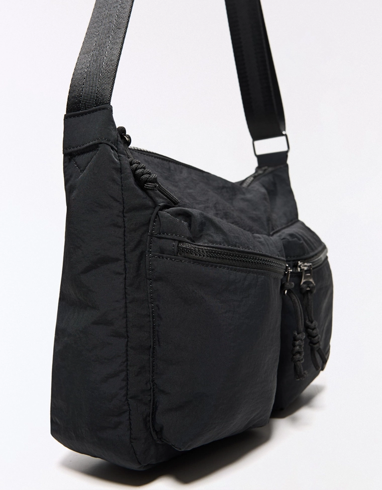 Сумка с двойным карманом из высокотехнологичной ткани