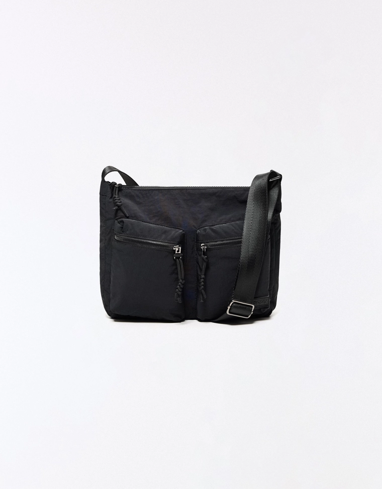 Сумка с двойным карманом из высокотехнологичной ткани