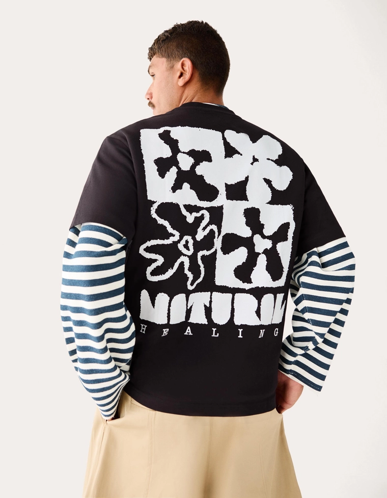 Футболка с принтом