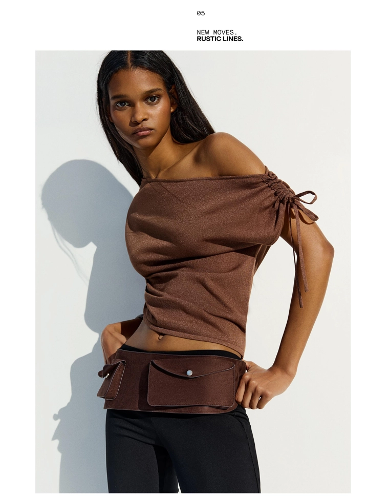 Футболка асимметричного кроя