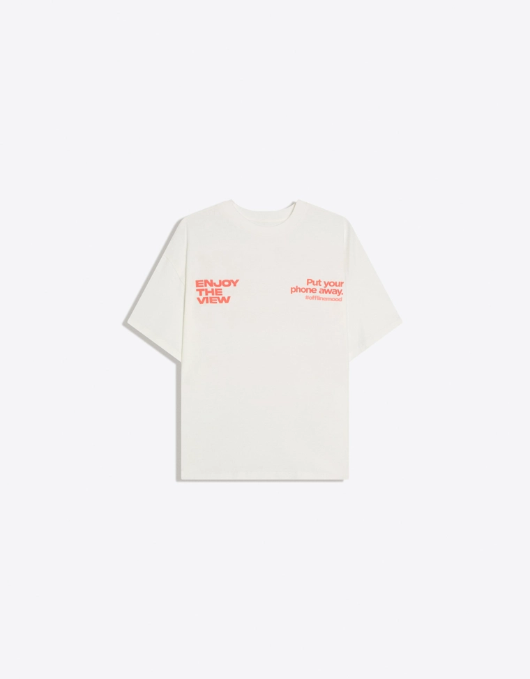 Футболка с принтом