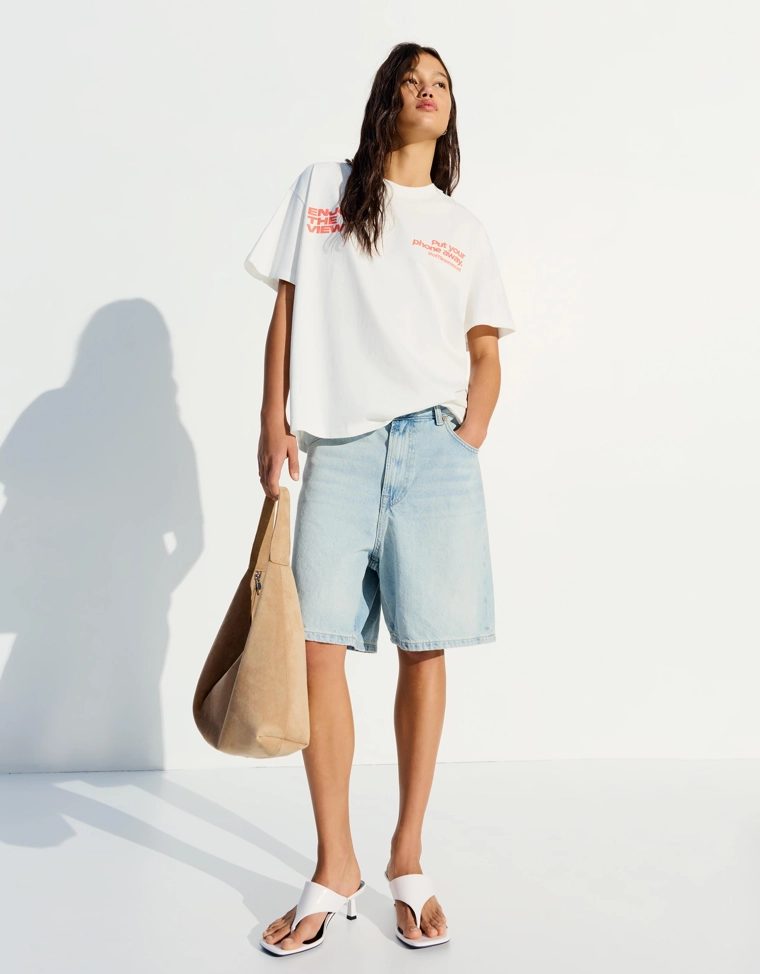 Футболка с принтом