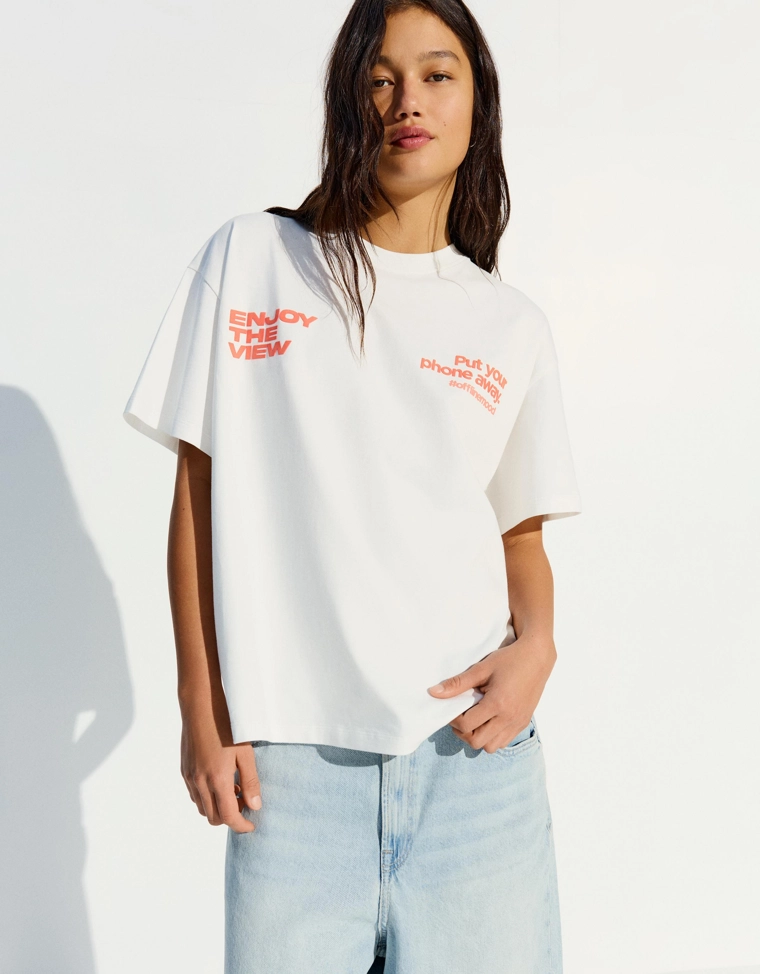 Футболка с принтом