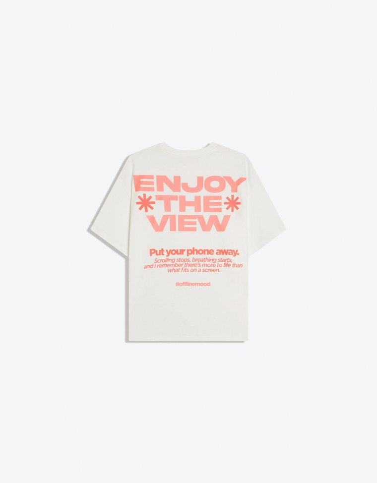 Футболка с принтом