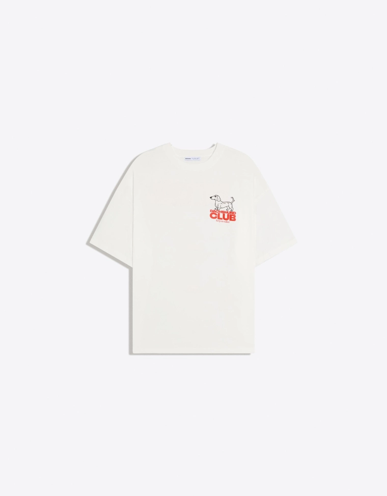 Футболка оверсайз с принтом