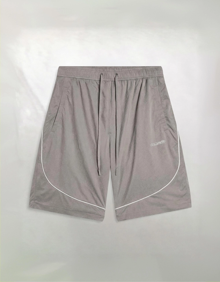 Шорты-бермуды из высокотехнологичной ткани в скейтерском стиле