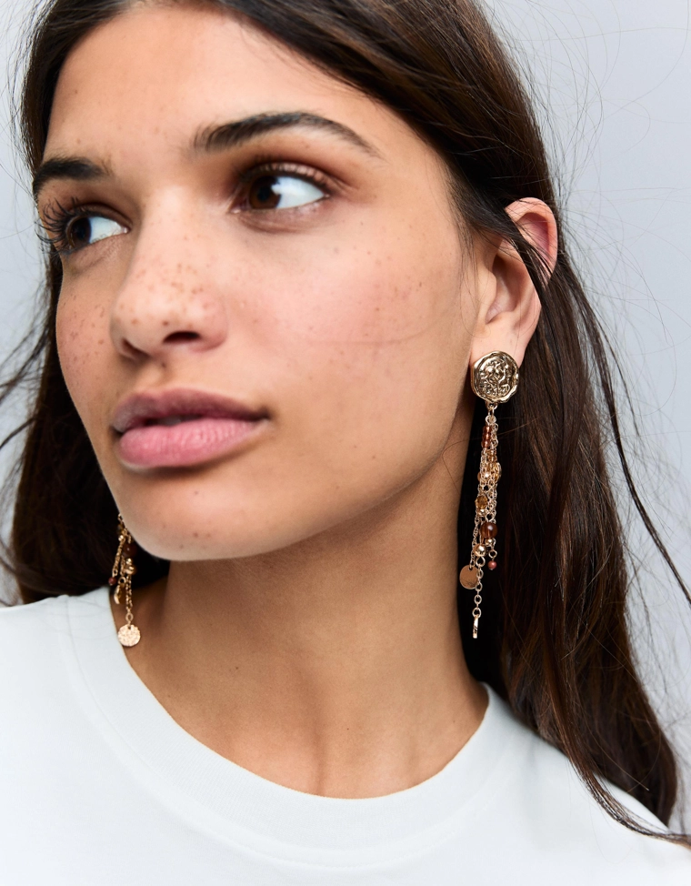 Каскадные серьги