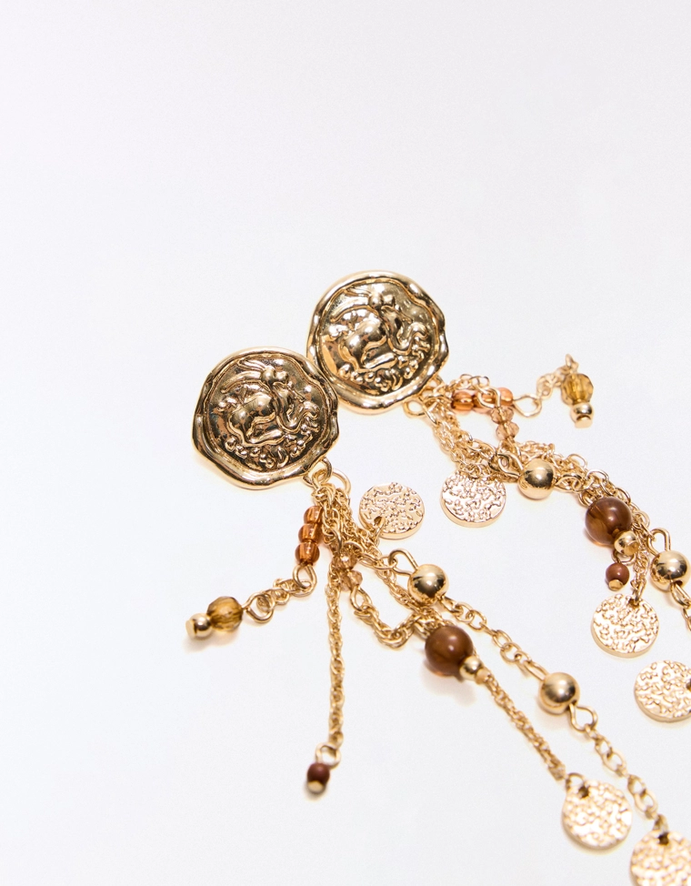 Каскадные серьги