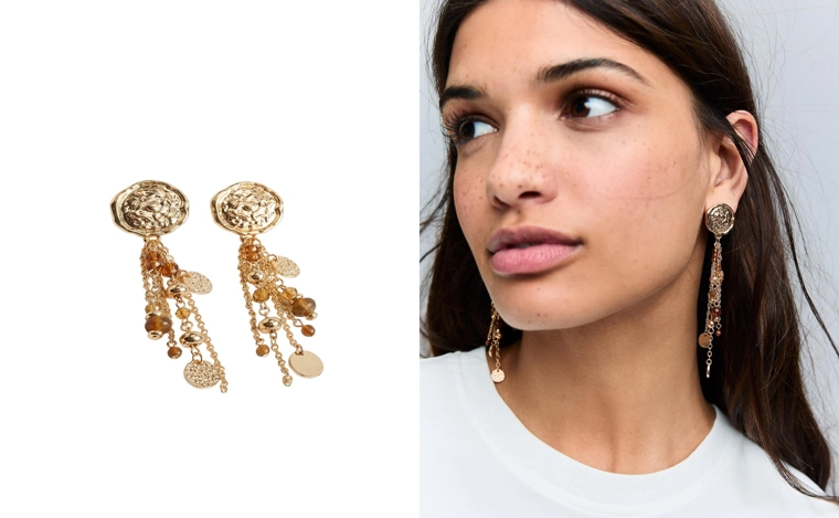 Каскадные серьги