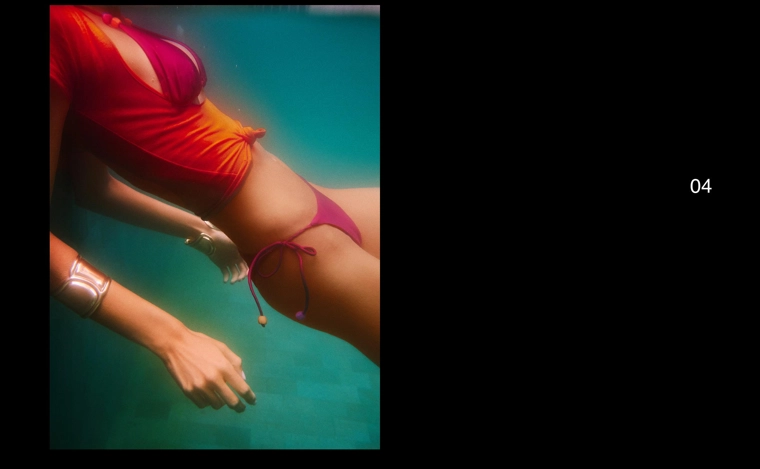 Атласные плавки-бикини