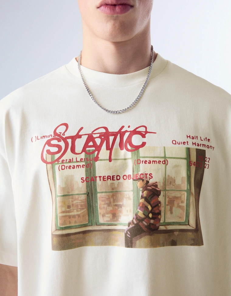 Футболка с принтом