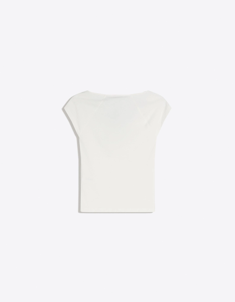 Футболка с короткими рукавами и сборками