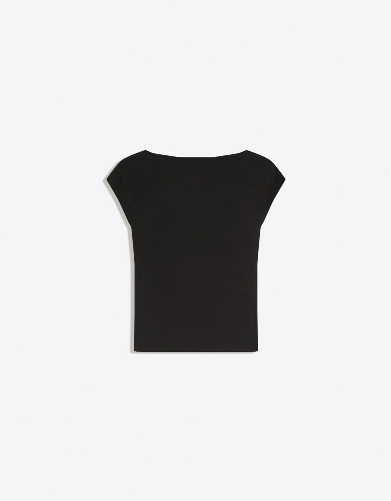 Футболка с короткими рукавами и сборками