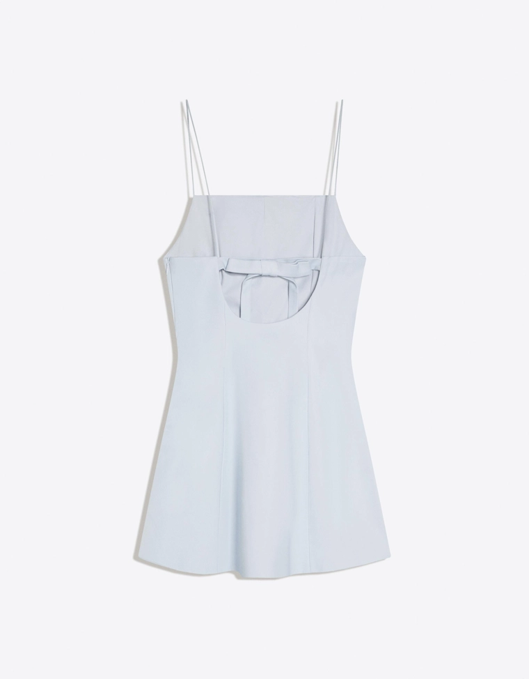 Мини-платье с бантом сзади