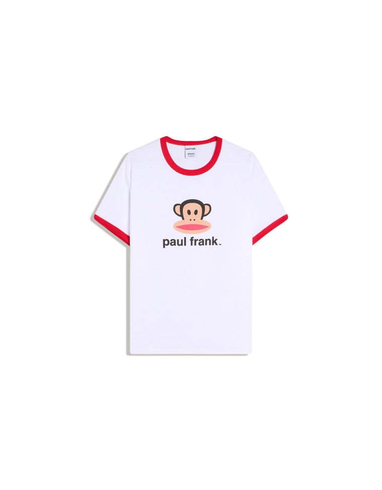 Футболка с короткими рукавами и контрастным принтом Paul Frank