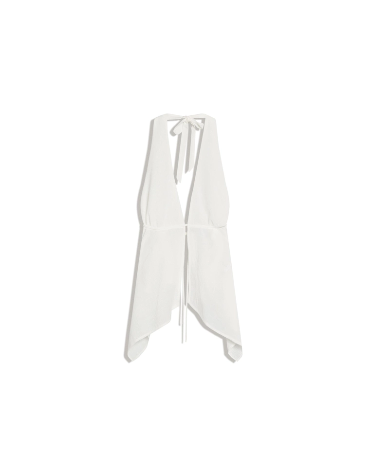 Топ с горловиной-халтер и завязками