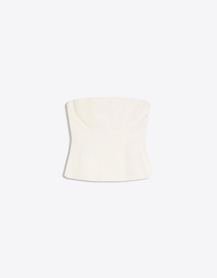 Топ-бюстье с бантом сзади