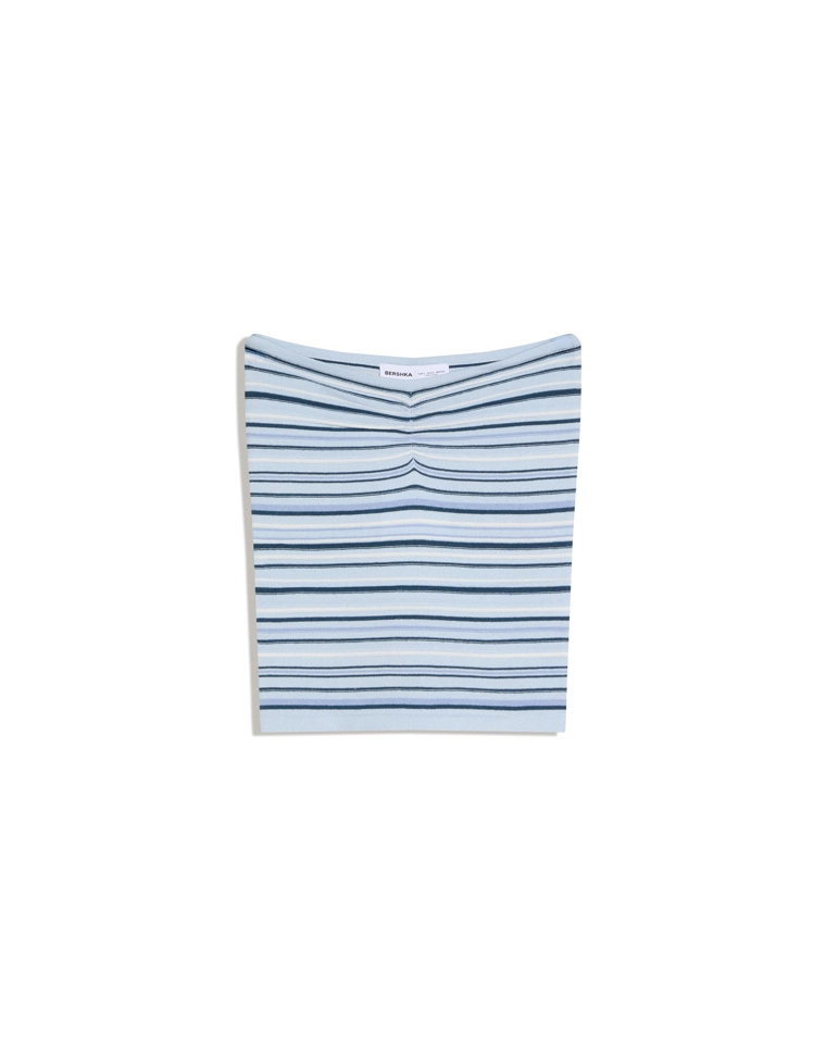 Топ-бандо в полоску