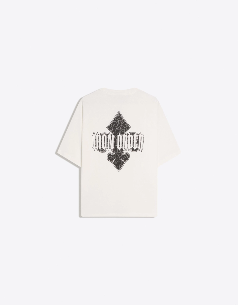 Футболка объемного кроя с принтом