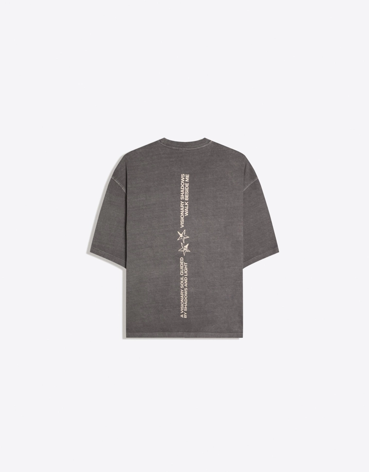 Футболка свободного кроя с принтом