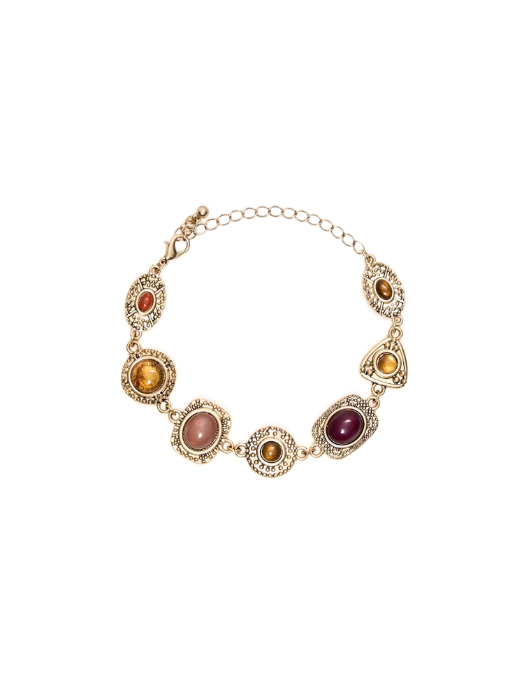 Браслет-цепочка с камнями