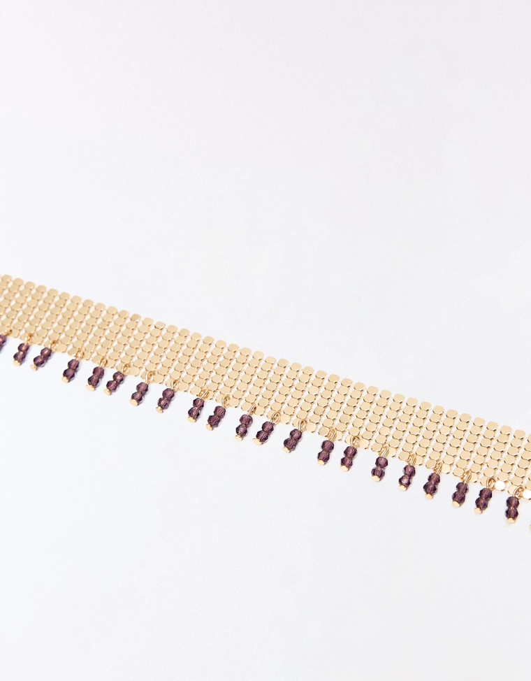 Ожерелье-чокер из сетки