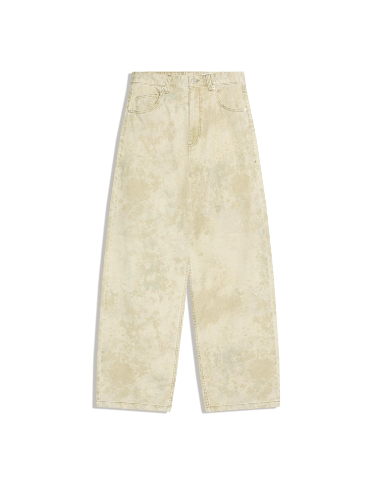 Джинсы barrel с принтом