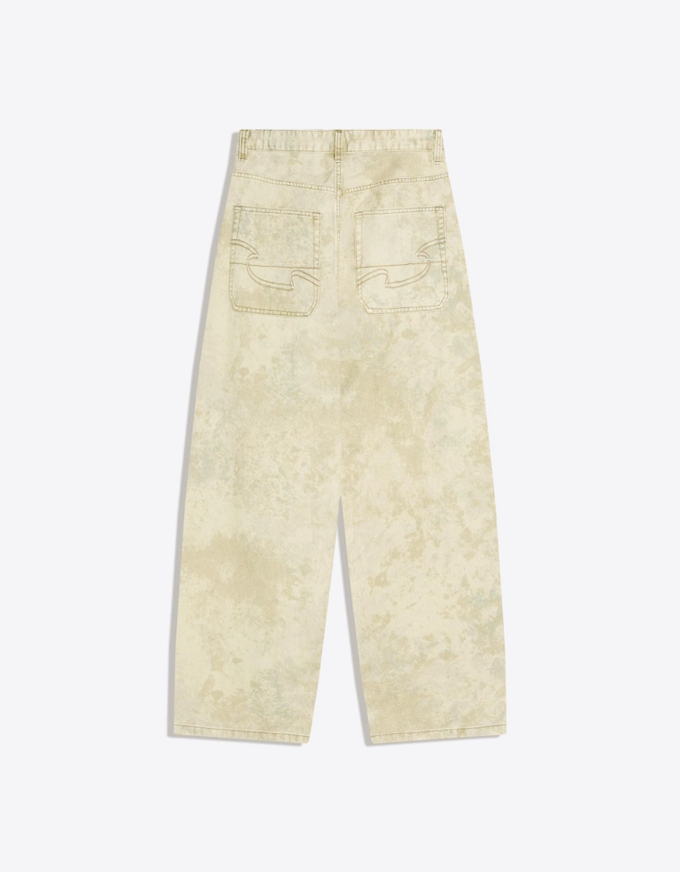 Джинсы barrel с принтом