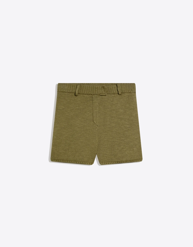 Шорты с имитацией ремня