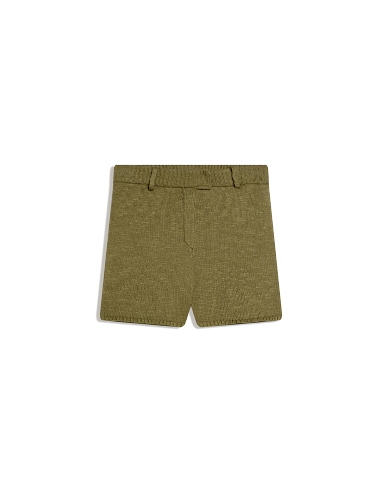 Шорты с имитацией ремня