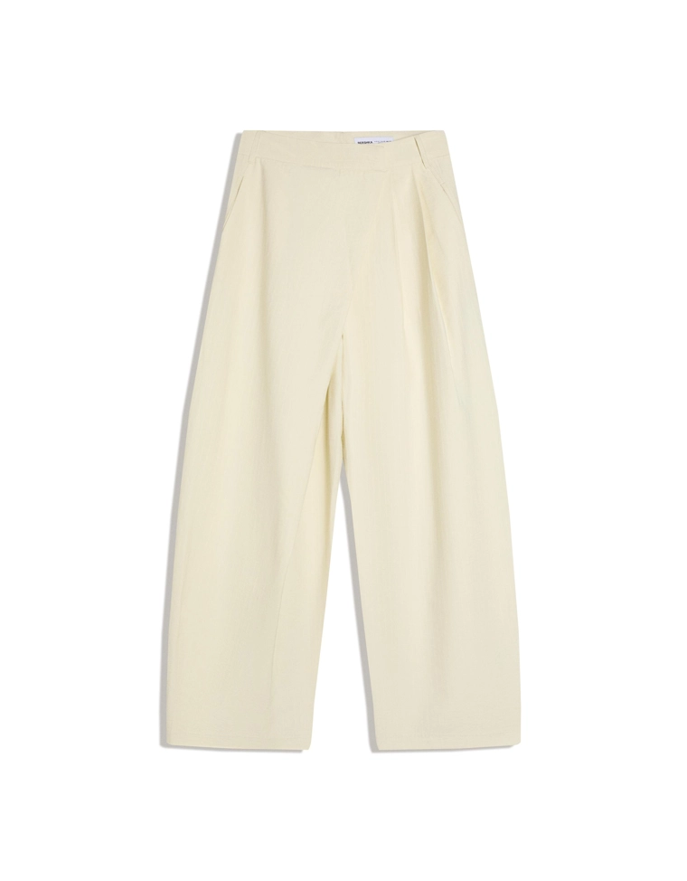 Брюки с перекрестным поясом