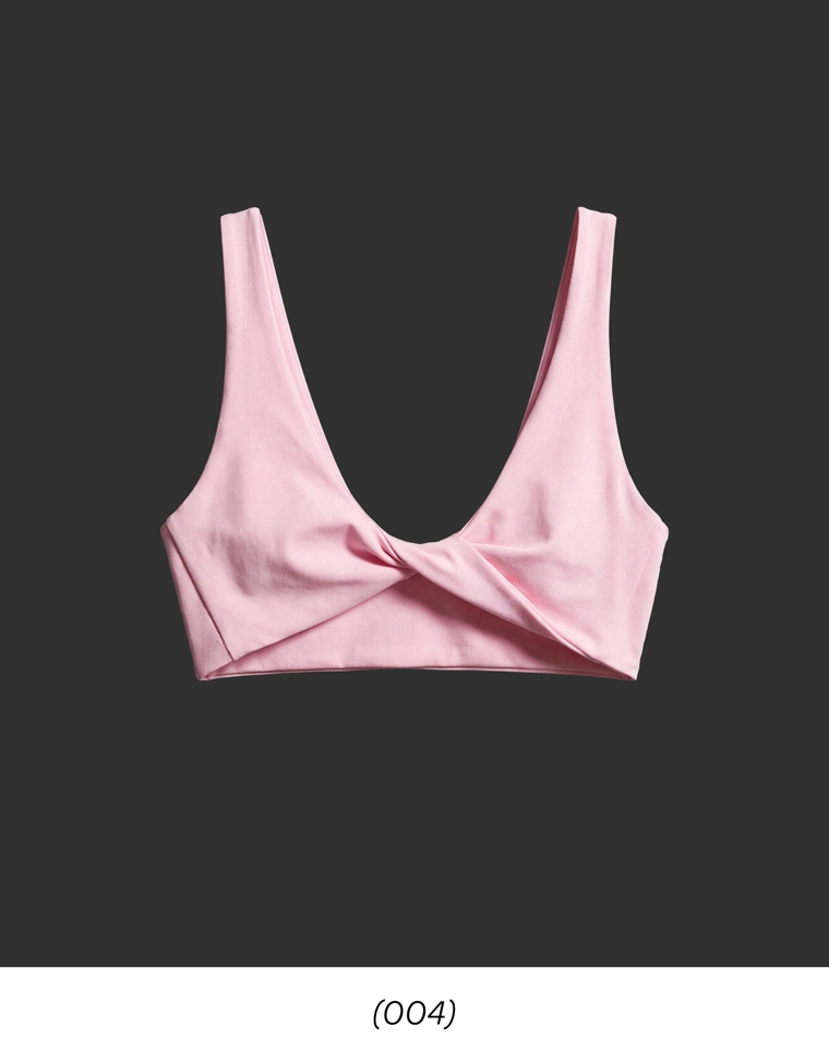 Топ на бретелях с узлом