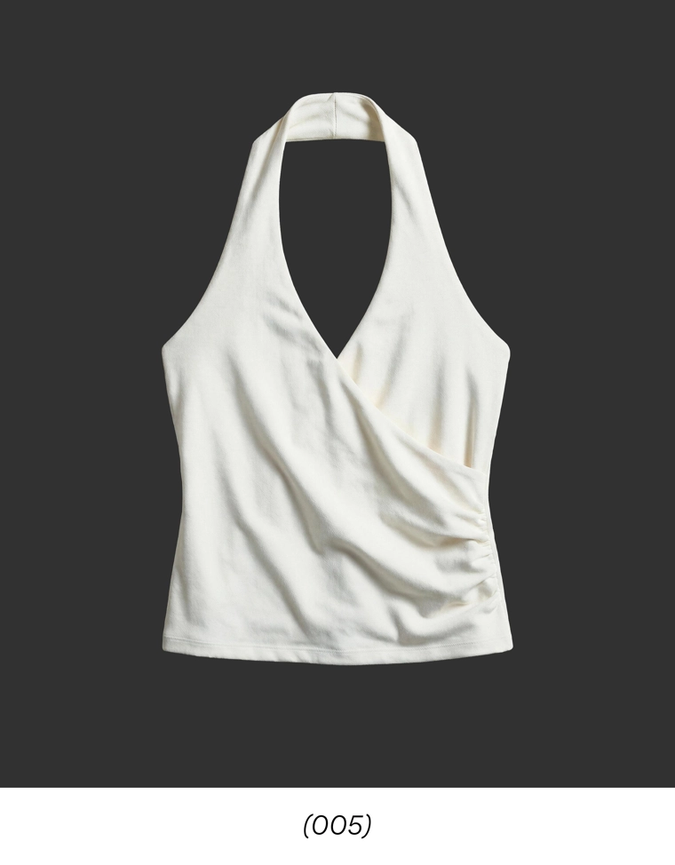 Высокотехнологичный топ с горловиной халтер