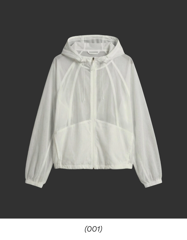 Куртка из нейлона с капюшоном