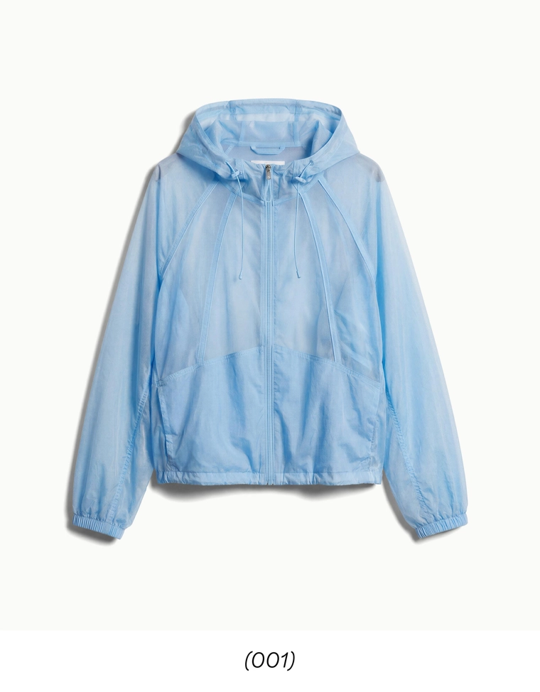 Куртка из нейлона с капюшоном