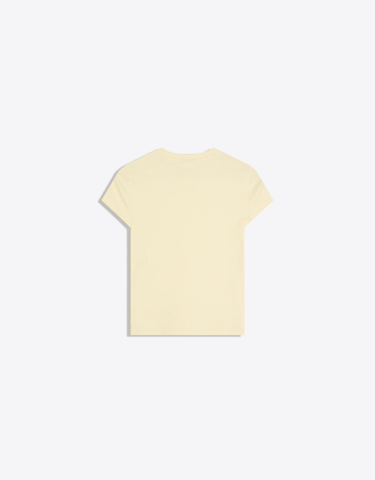 Футболка с круглым вырезом и короткими рукавами