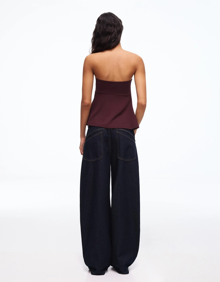 Топ-бандо с баской