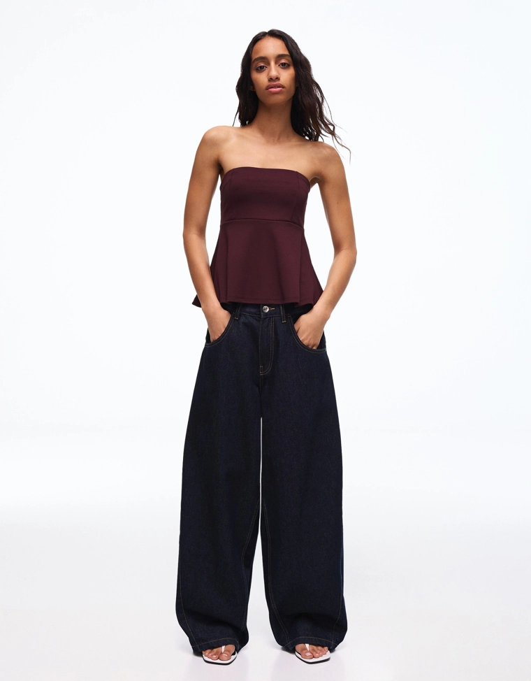 Топ-бандо с баской