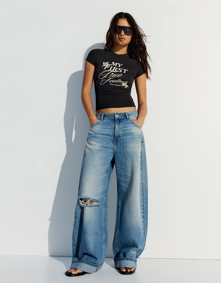 Футболка с принтом